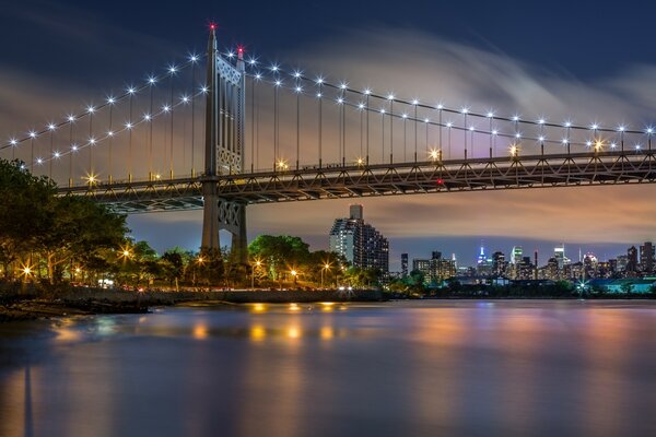 Night city of New York