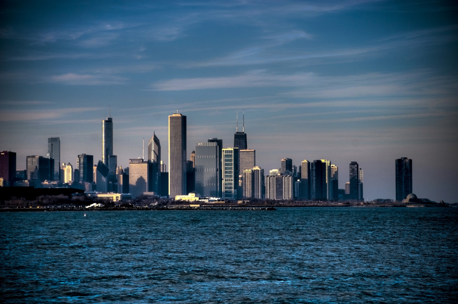 chicago united states illinois skyscraper america town