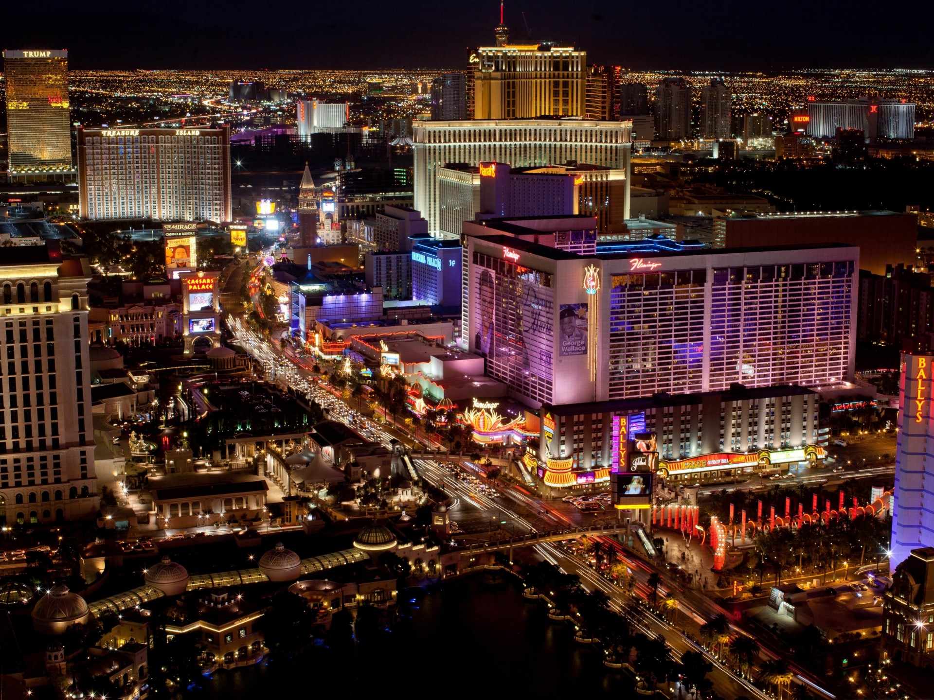 luci stati uniti las vegas città notte nevada casinò hotel panorama. hotel