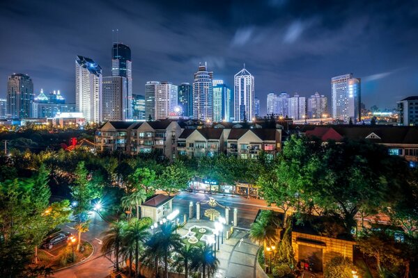 Night City Lights in China