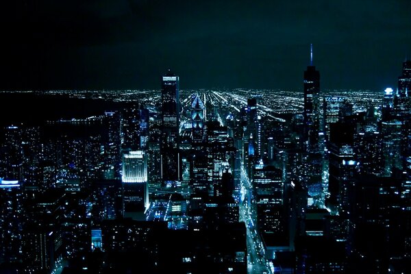 Chicago at night, what could be more beautiful