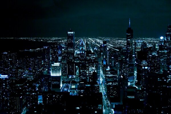Nocne Chicago, co może być piękniejszego