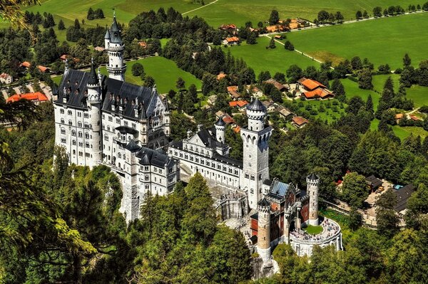 Foto von Schloss Neuschwanstein in Deutschland