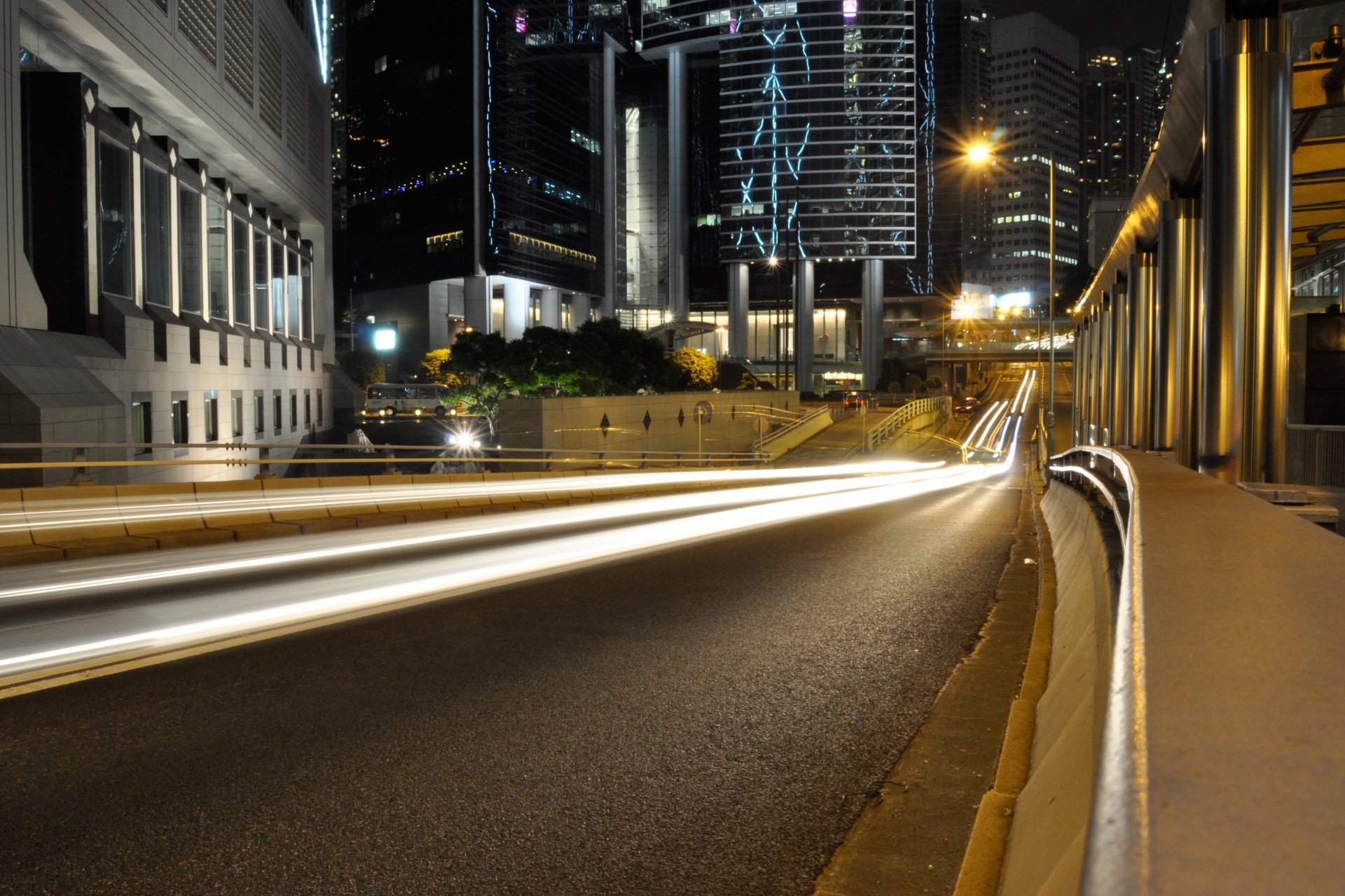 japan road night light