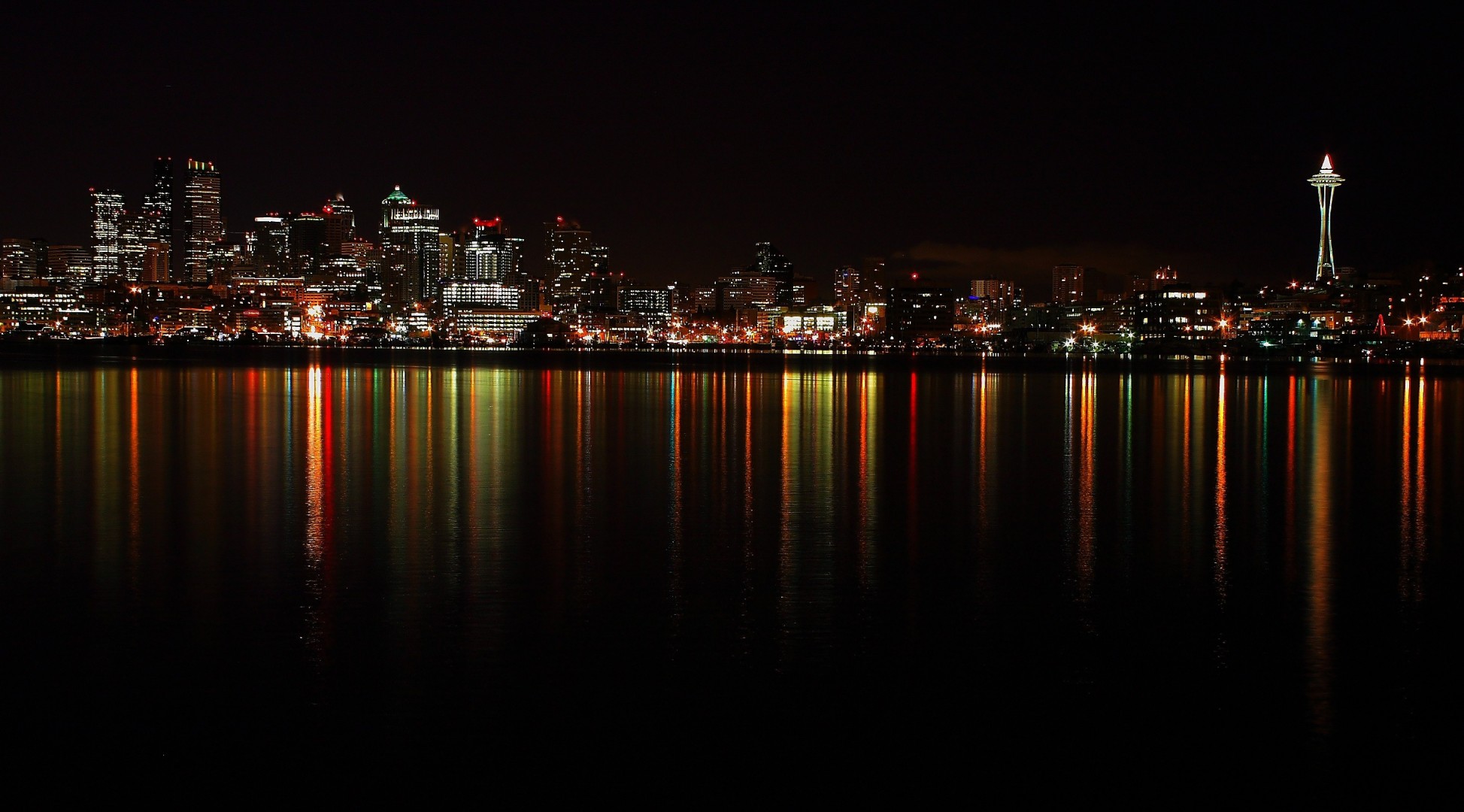 lichter nacht washington usa zu hause