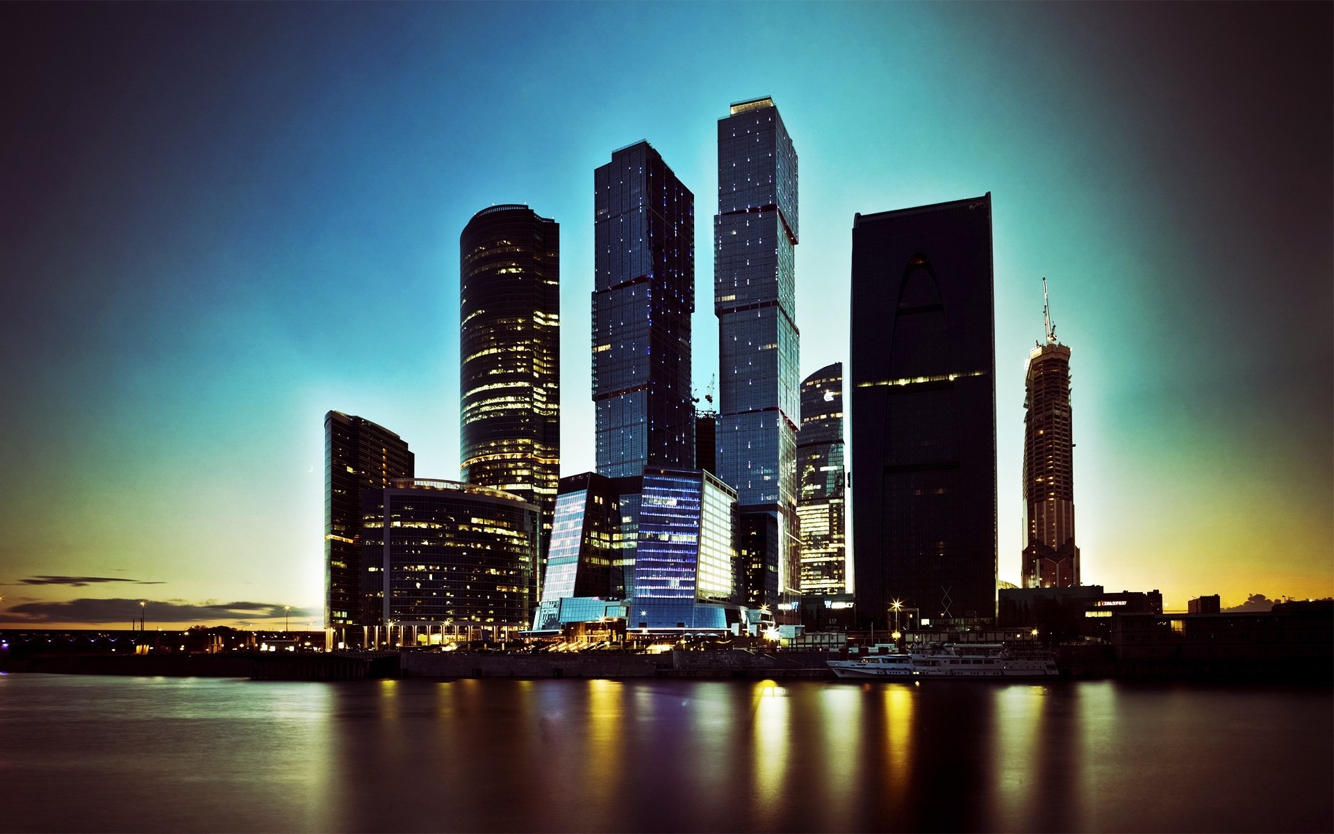 Москва сити на рабочий стол