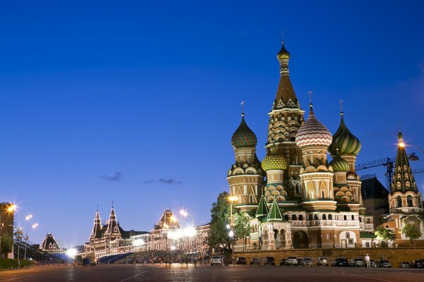 Red Square in Moscow - the capital of Russia