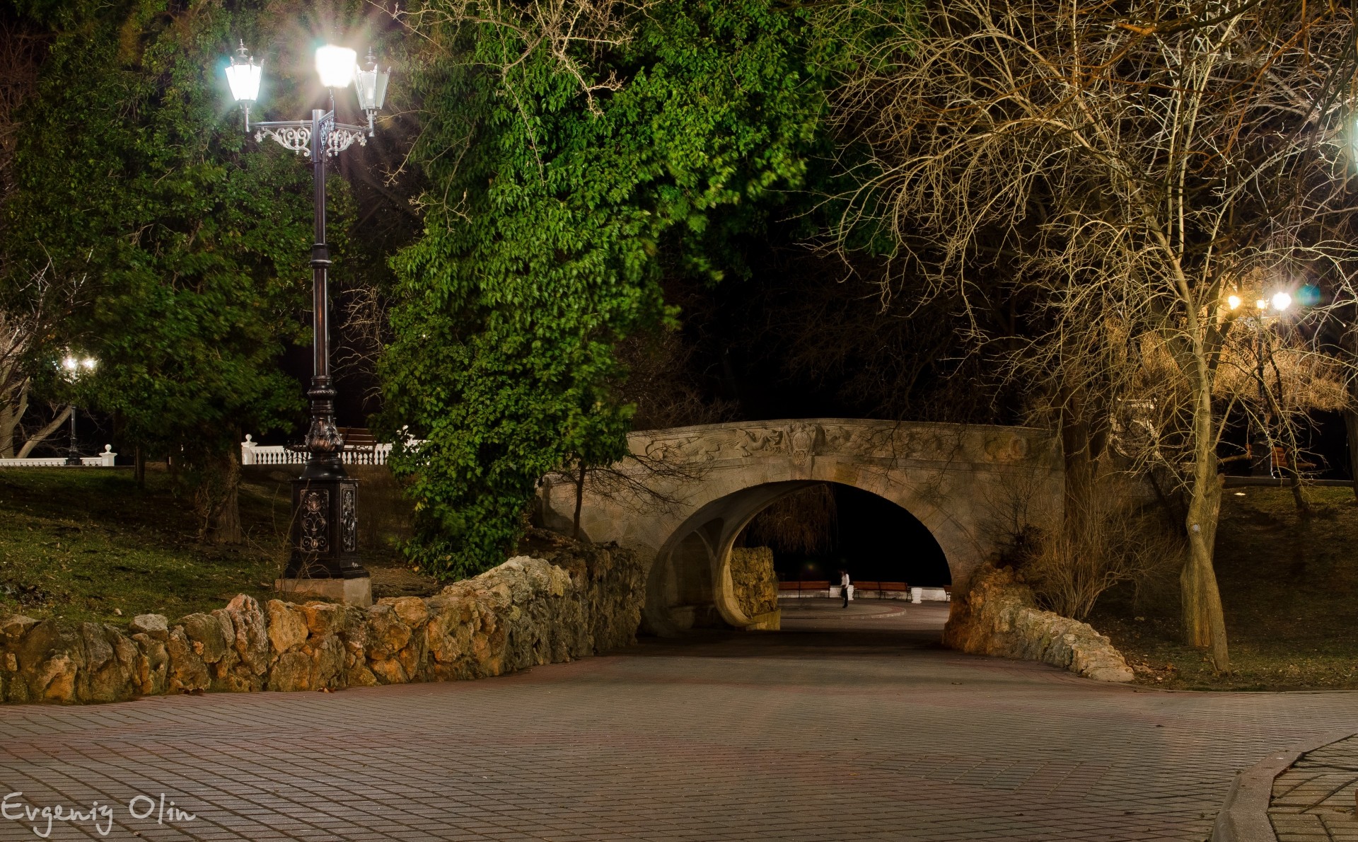 nacht brücke sewastopol