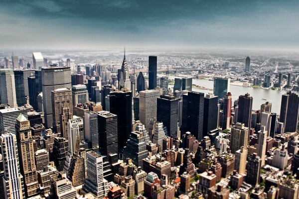 Skyscrapers of the metropolis of New York