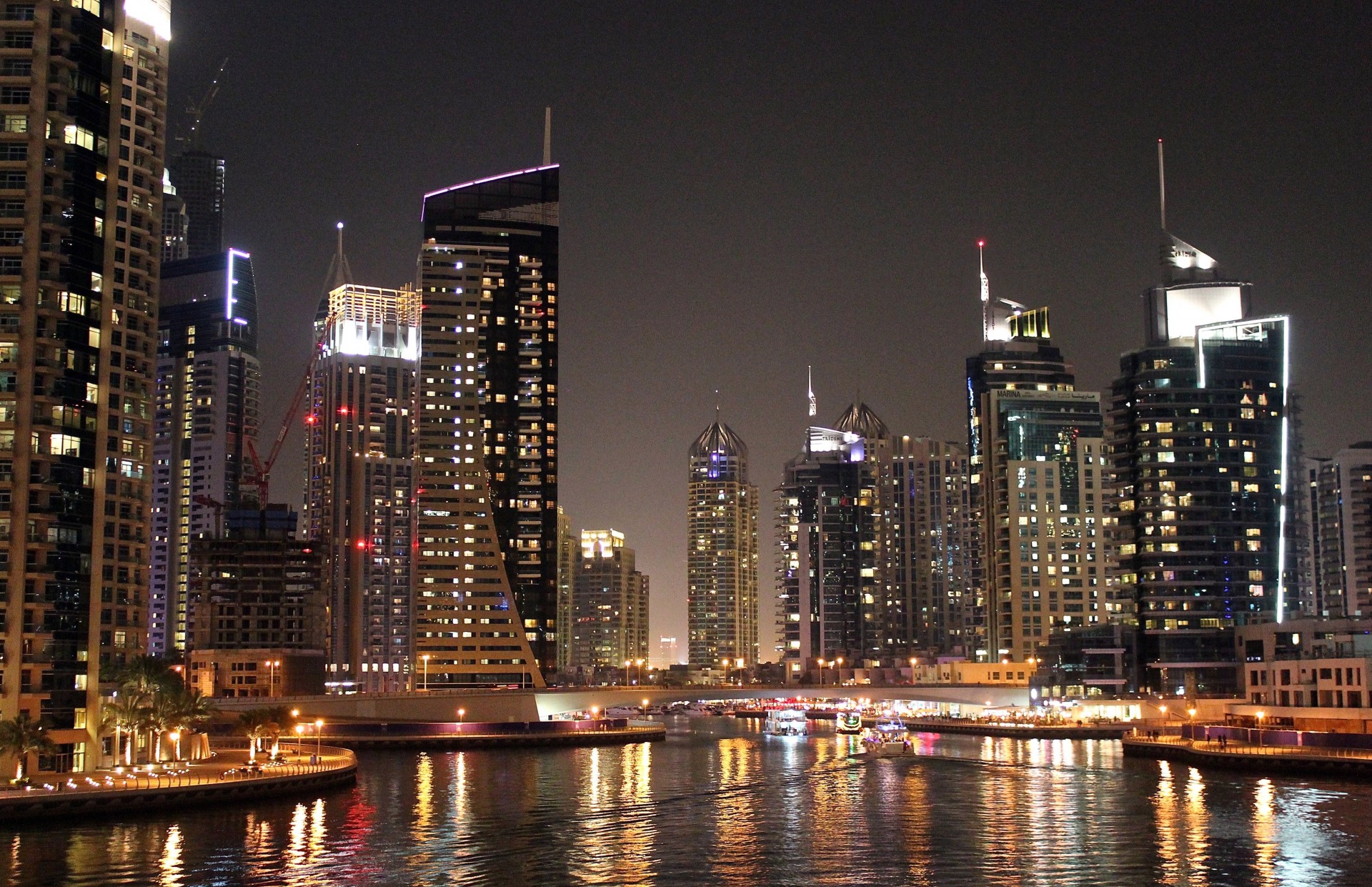 dubai night town