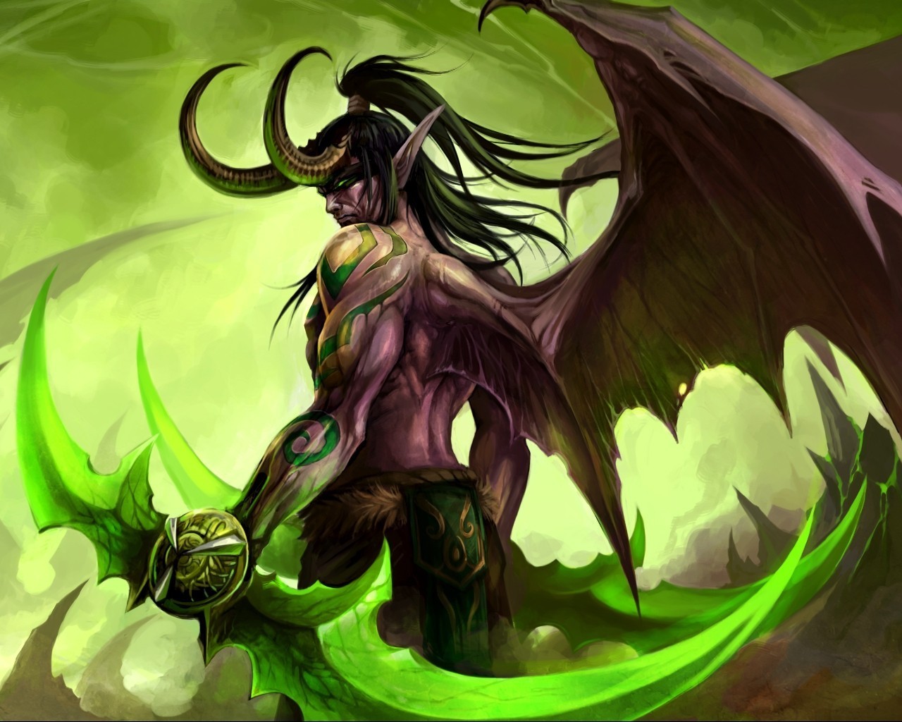 illidan szał burzy wow world of warcraft