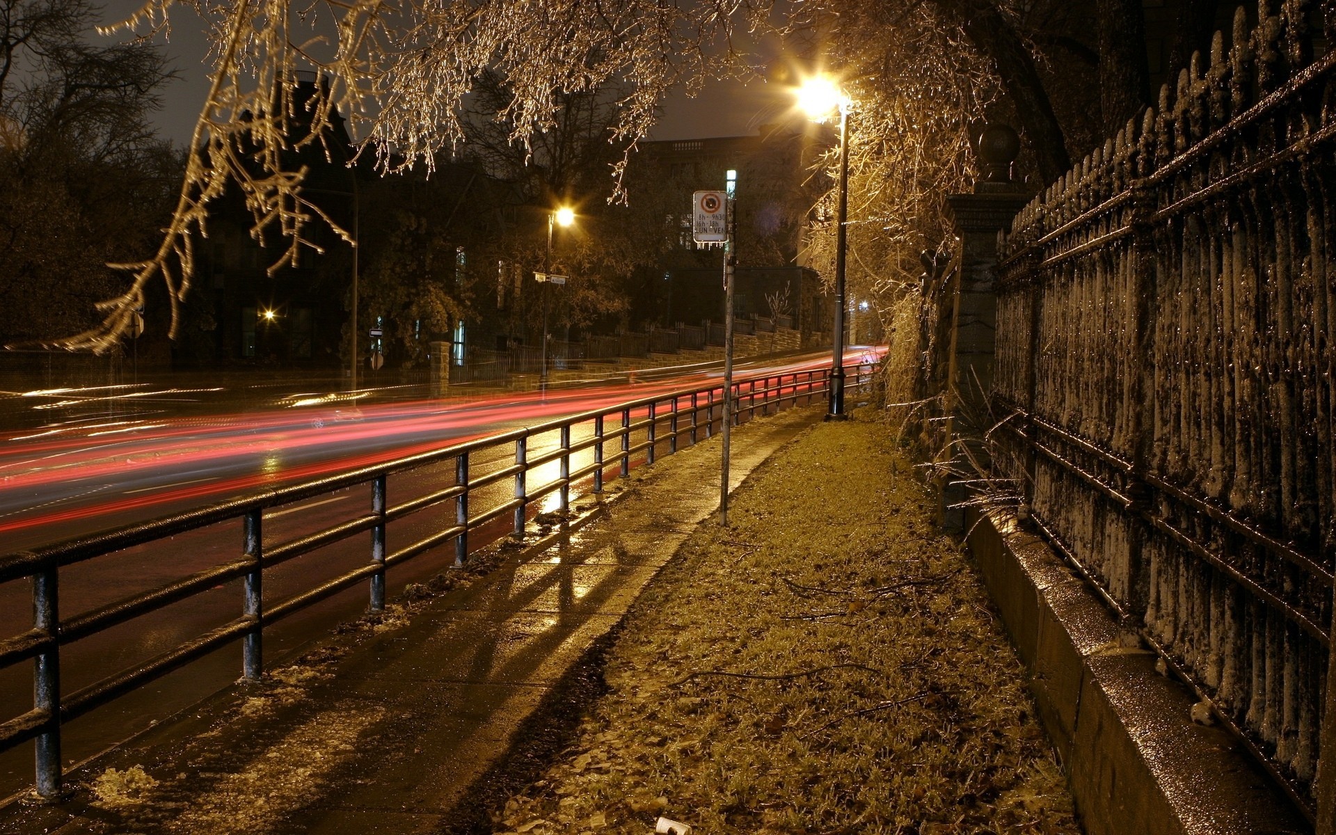 licht nacht stadt straße