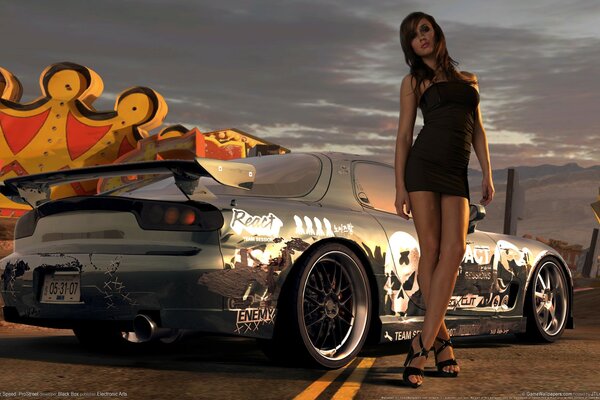 Prostreet fille et belle brouette