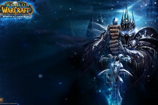 The Lich King from the Minecraft game version three