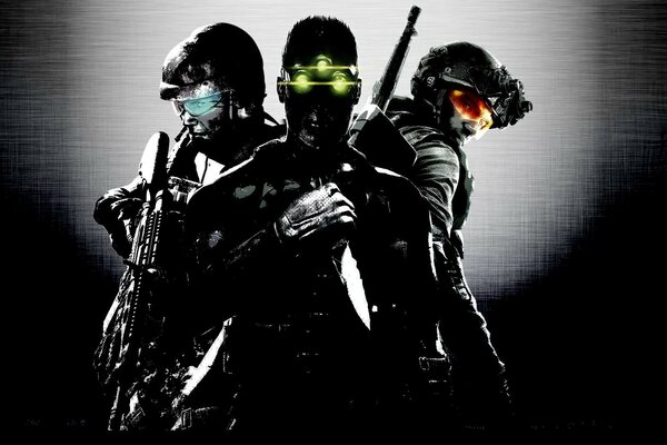 Люди с оружием из игры tom clancy