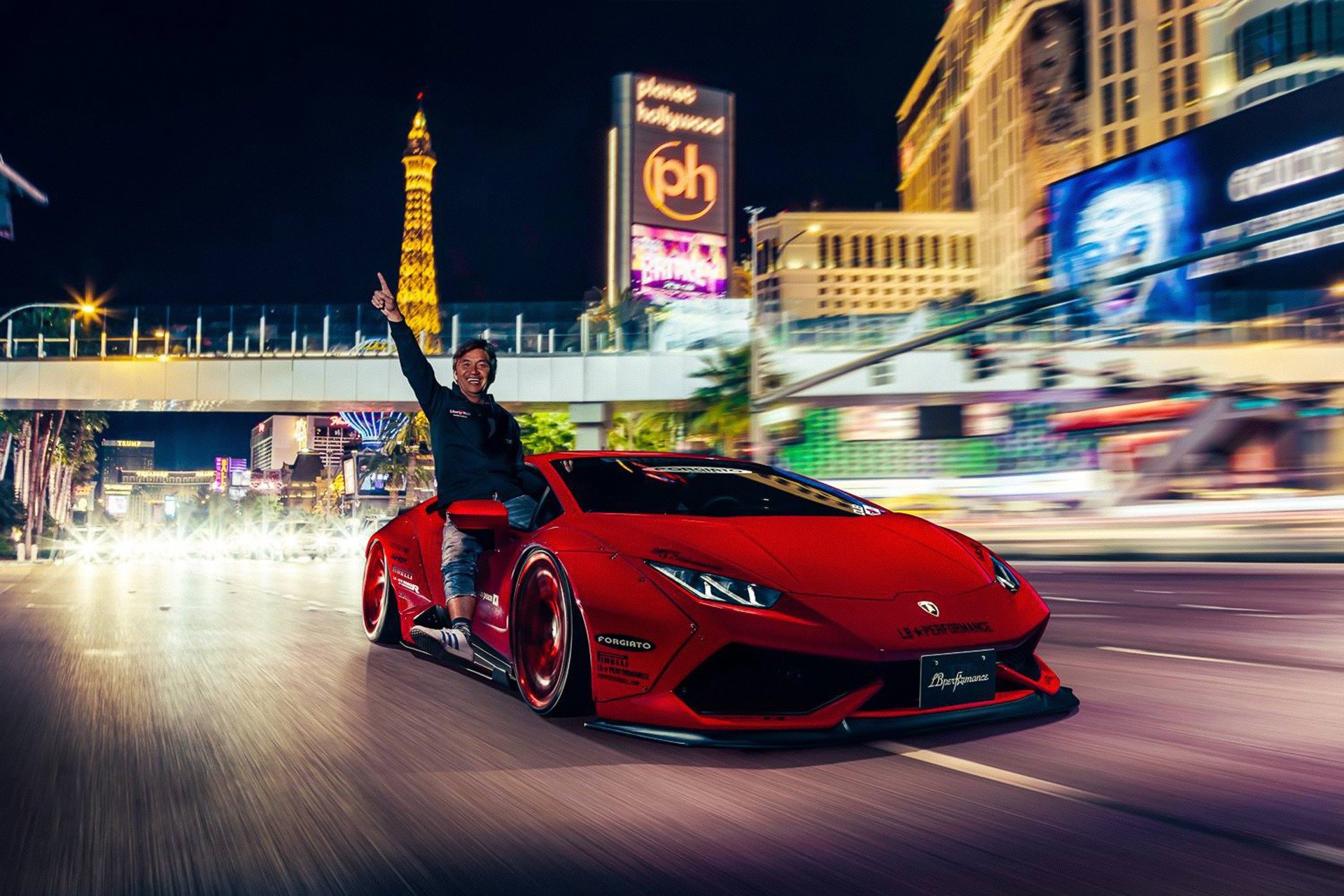 lamborghini huracan lp610-4 libertà passeggiata forgiato ruote rosso pepe yandell