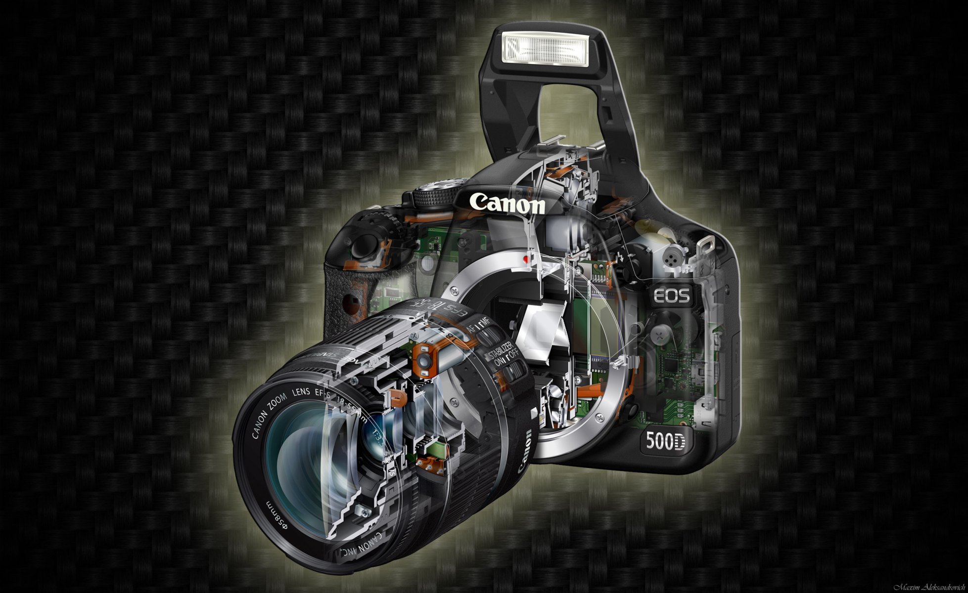 canon eos 500d appareil photo