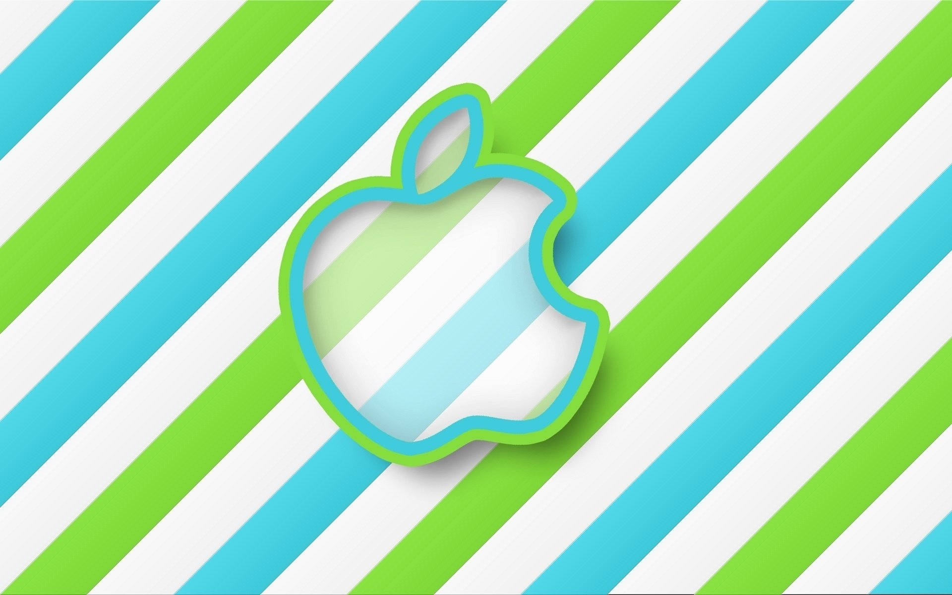 flat blue green bullseye apple logos logo