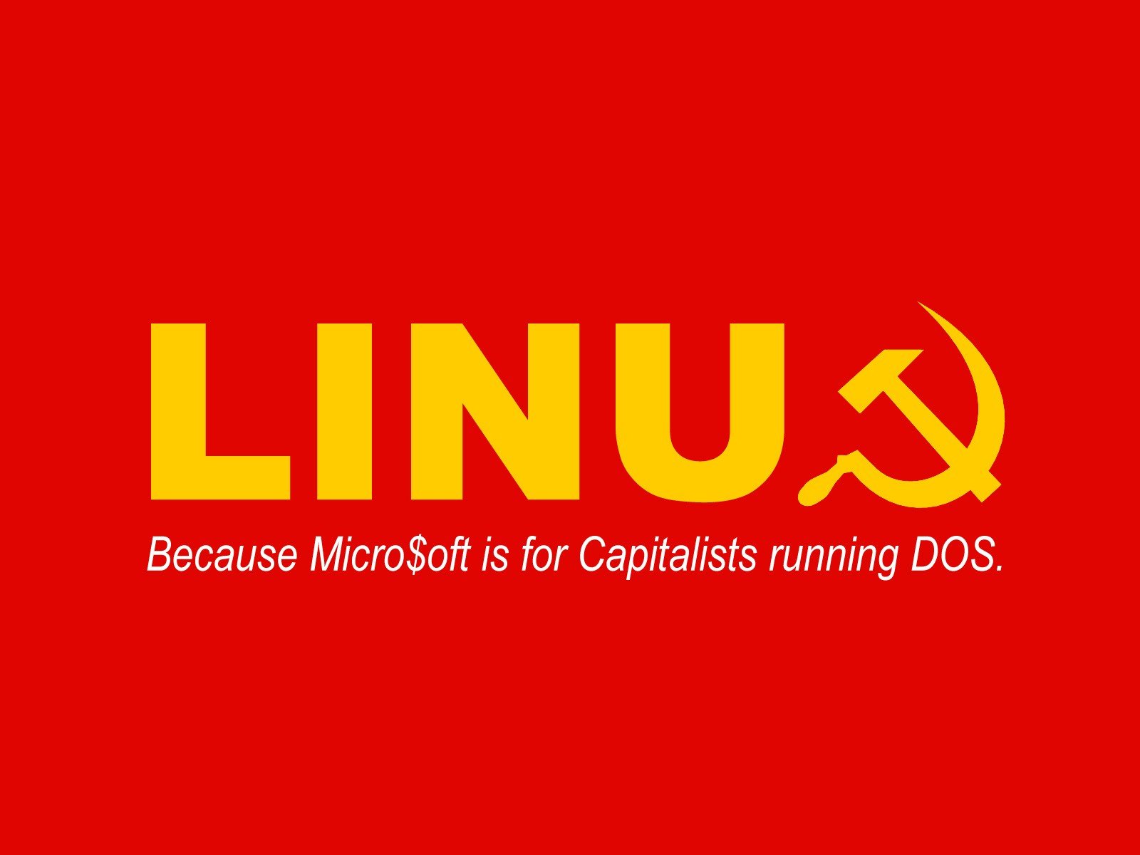 linux komunizm czerwone