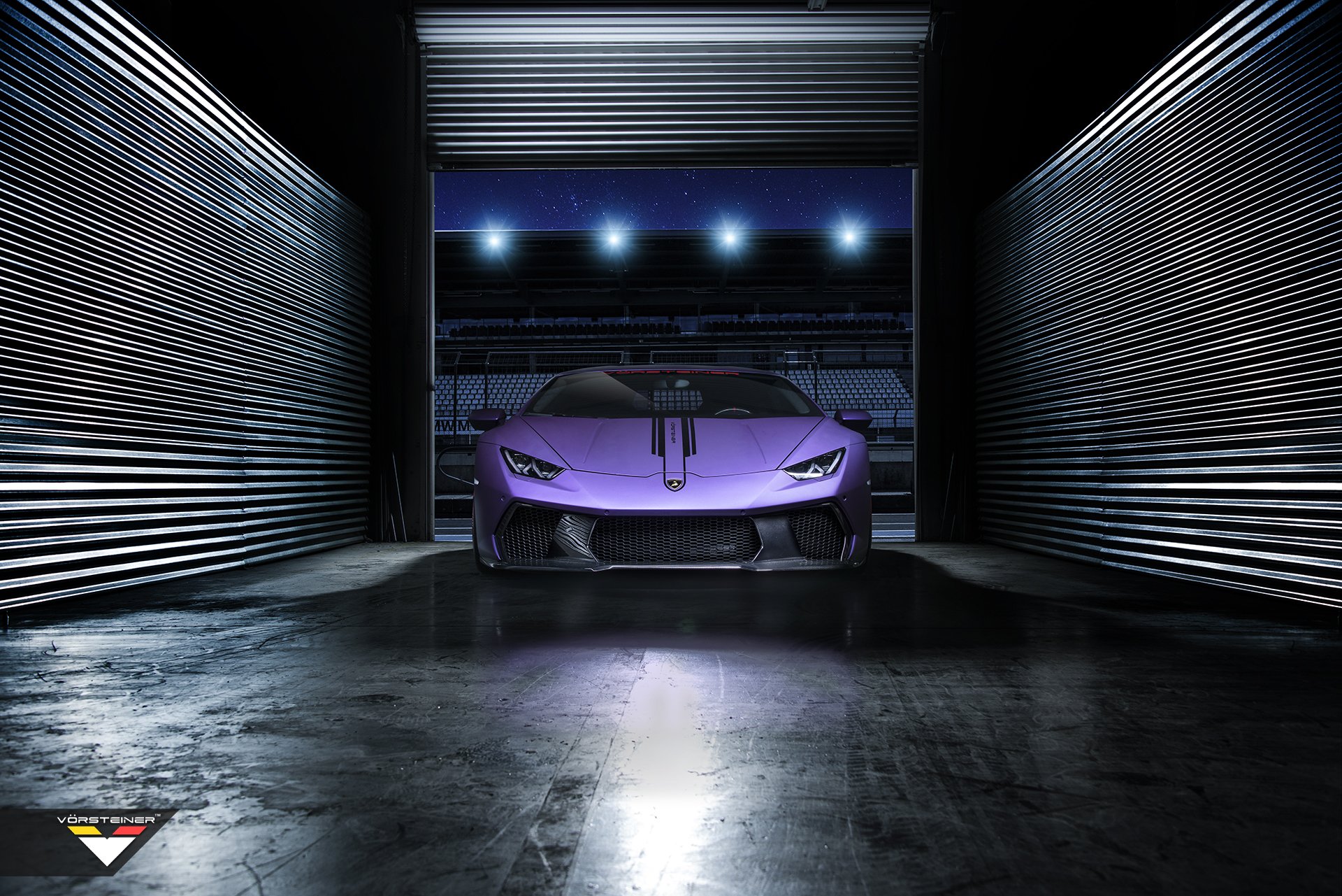 lamborghini huracán vorsteiner novara tuning supercar garage nuit