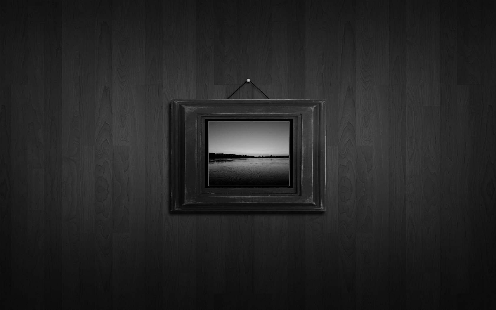 parquet mural oeillet minimalisme peinture nature noir et blanc gris photo