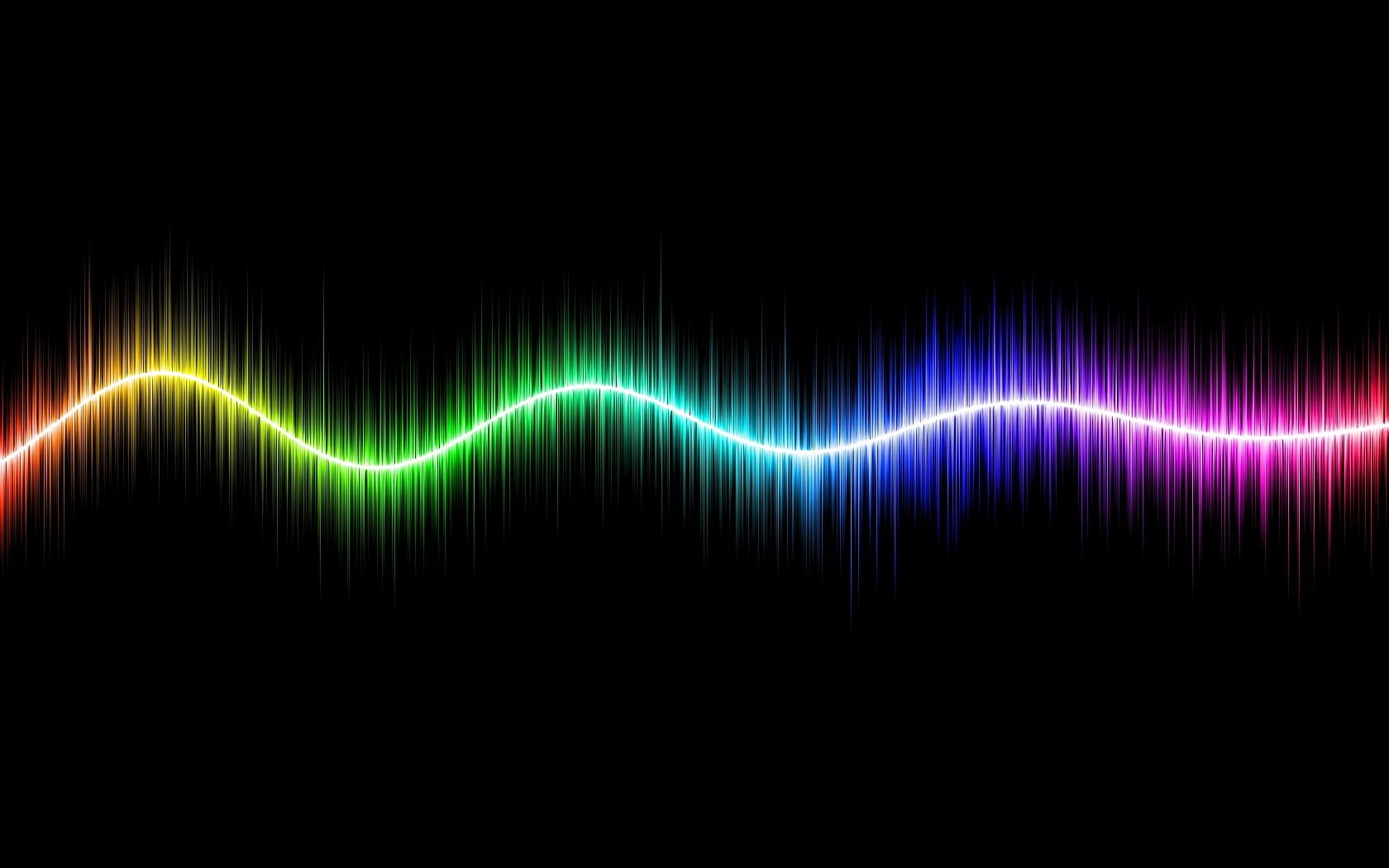 mehrfarbige ausstrahlung minimalismus linie licht welle einfachheit stil schwarzer hintergrund streifen hintergrund ausstrahlung