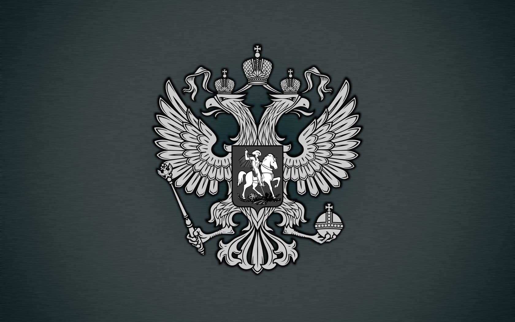 emblème de l aigle deux têtes attribut gris cavalier armoiries drapeaux fond symbolisme russie blason