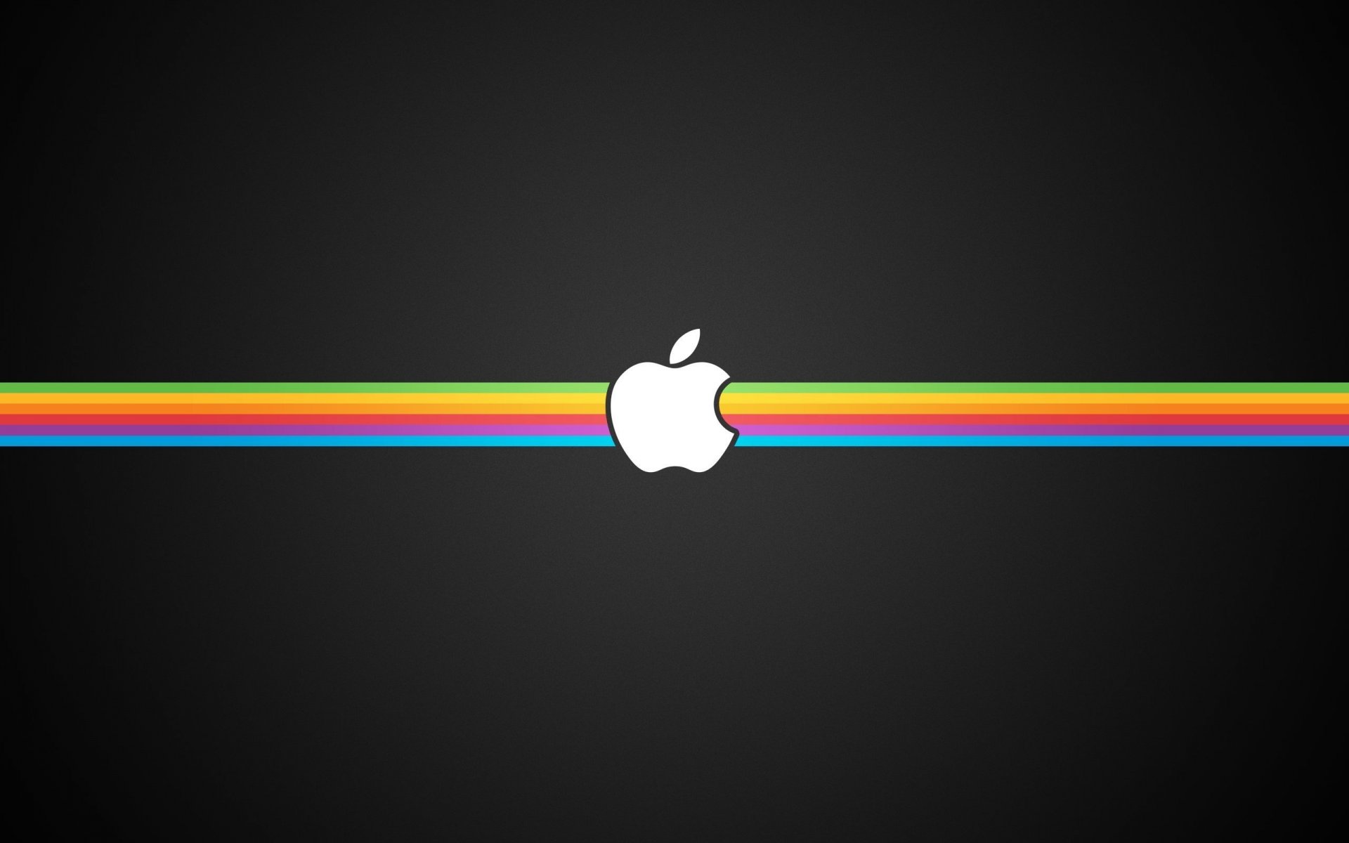 logo bullseye arc-en-ciel bande apple emblèmes logos