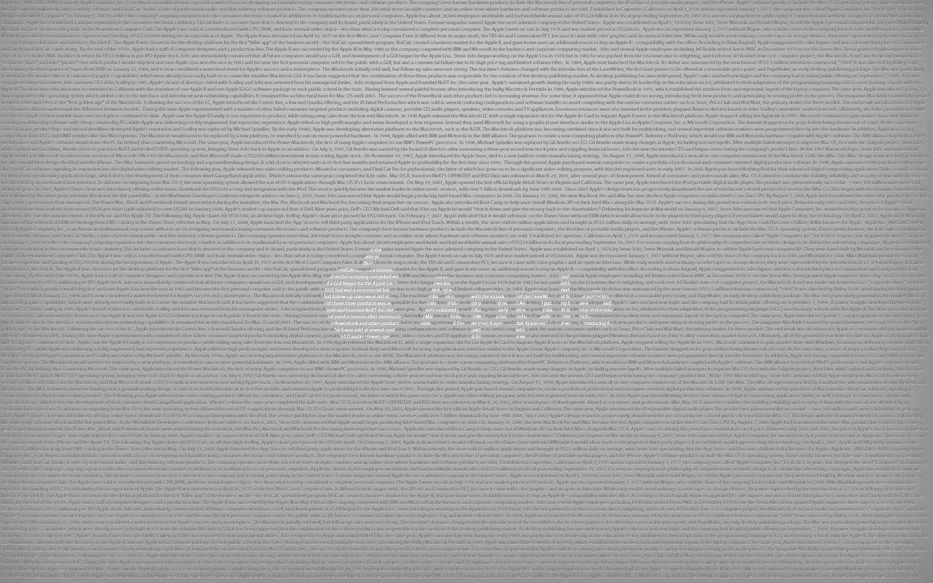 apple inscription grey