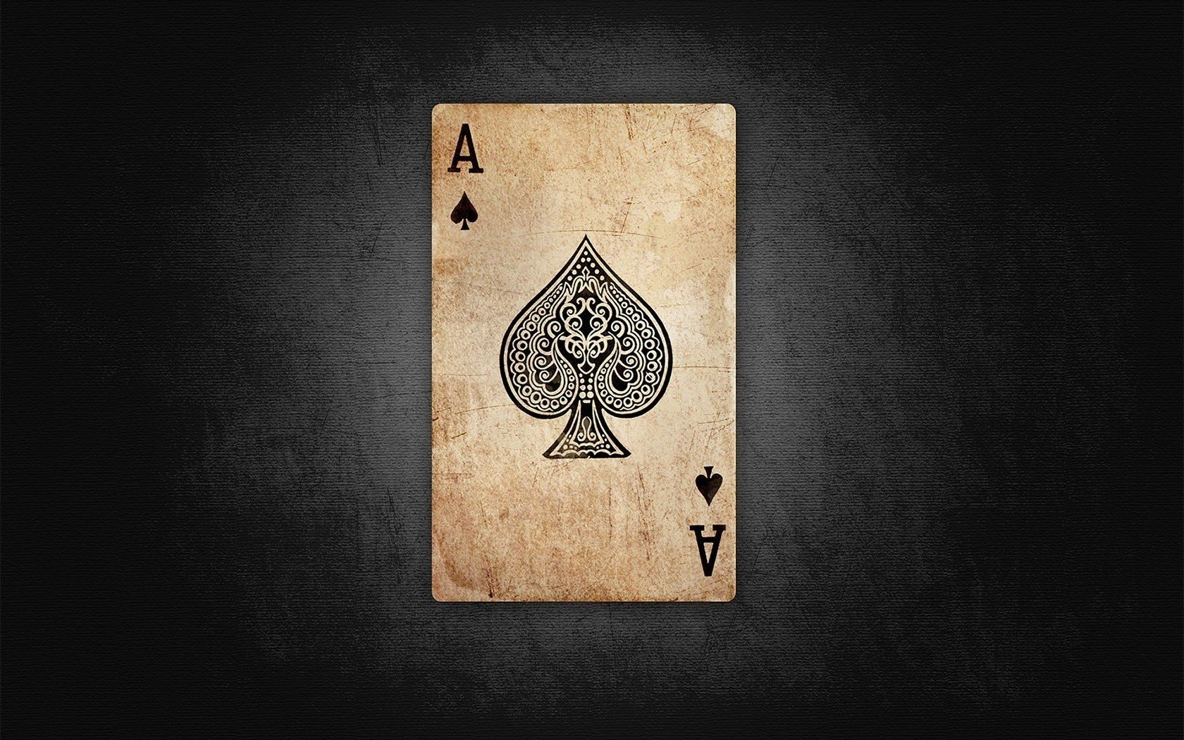 coeur au contraire carte as noir jeu fond costume pique