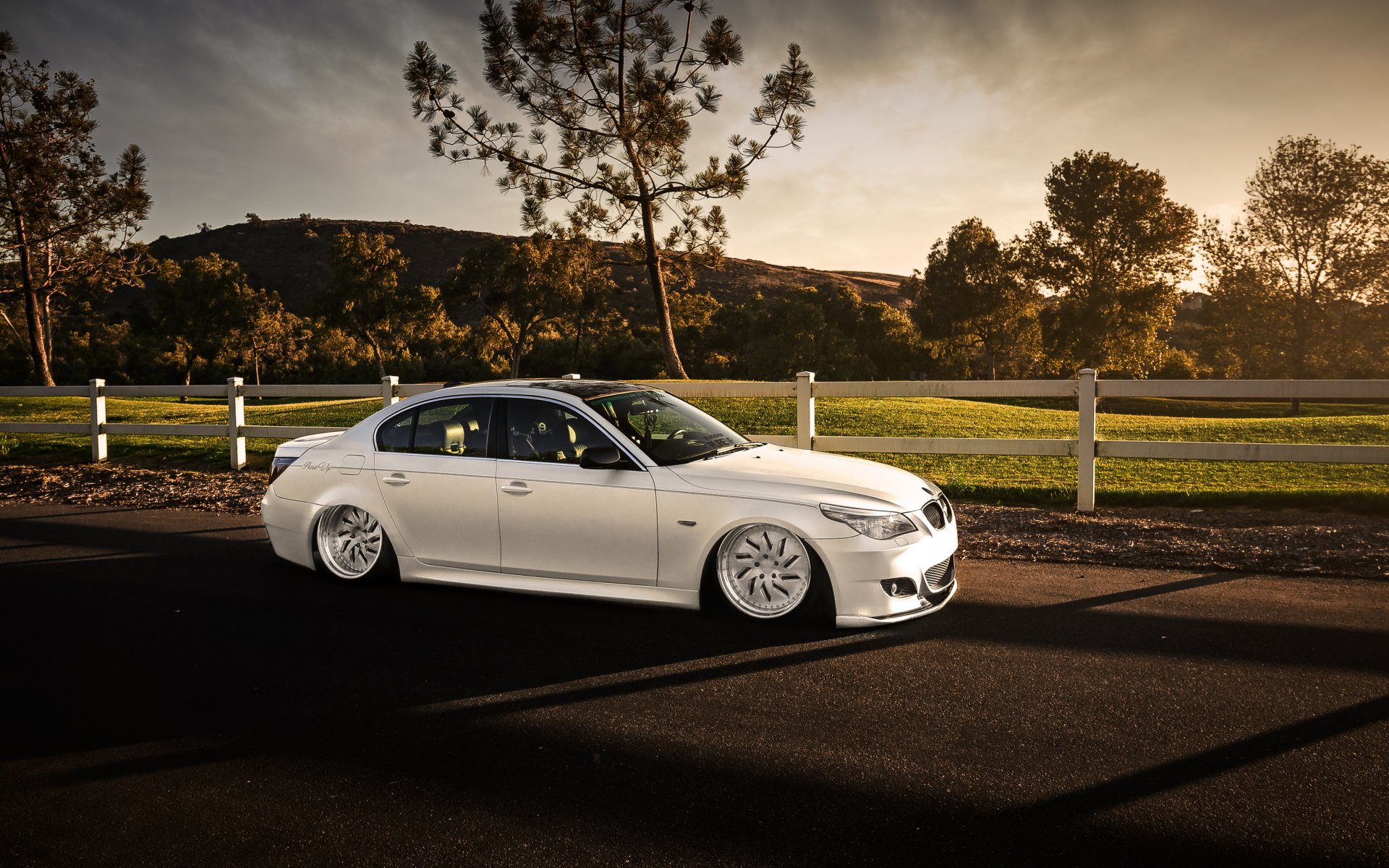 bmw 5 series car tuning stance