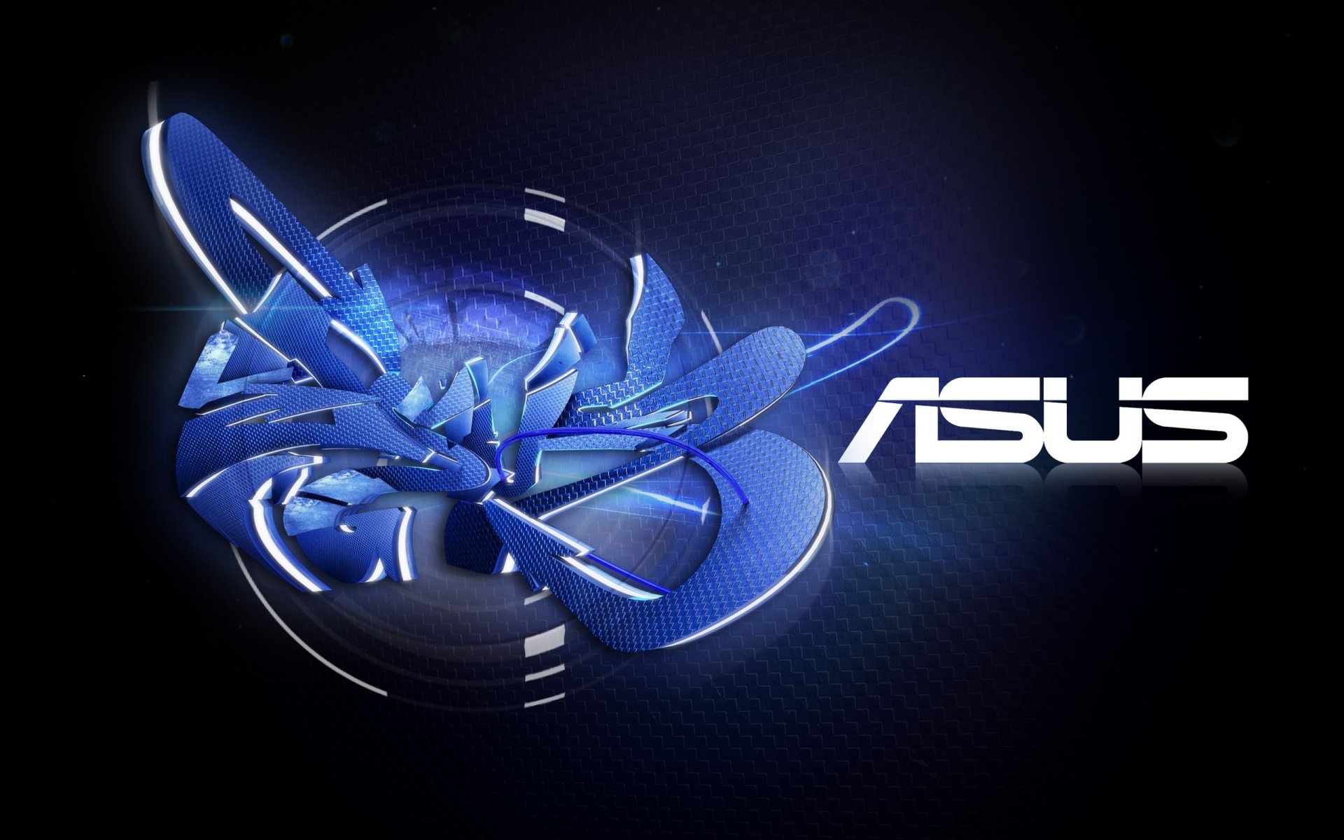 asus graffiti bleu