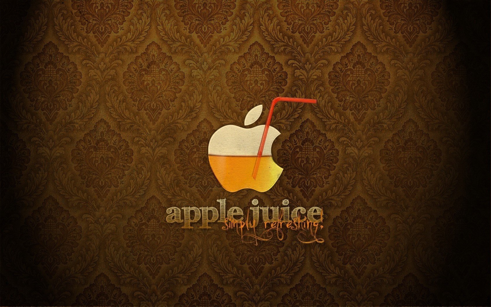 jus de pomme tube papier peint apple emblèmes logos