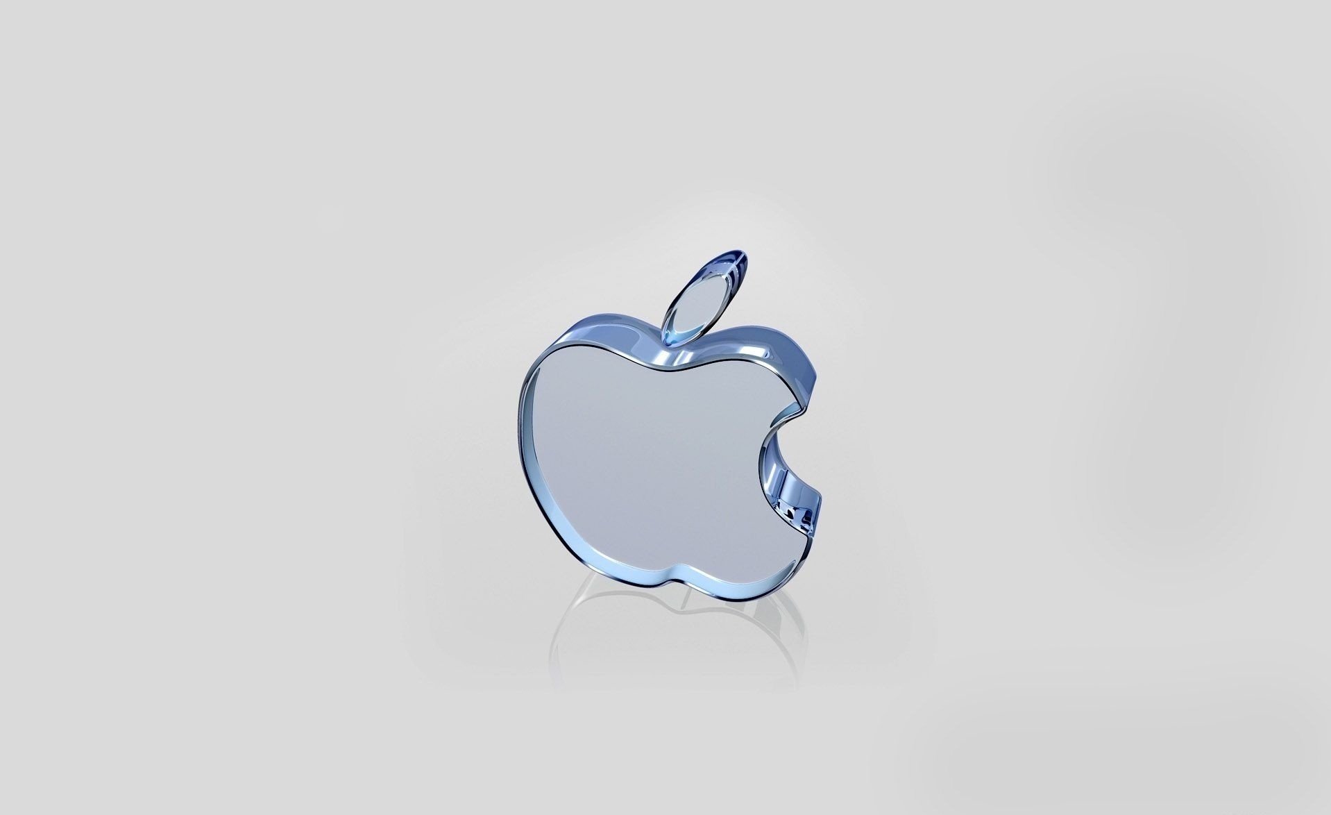 estatuilla de cristal manzana marca apple emblemas logotipos