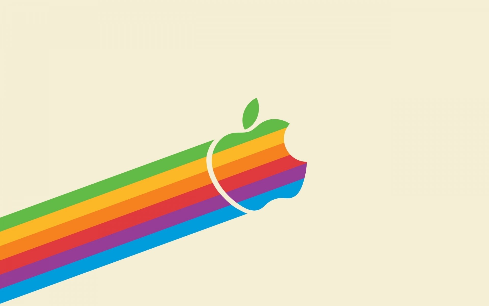 arco iris blanco ojo de buey apple emblemas logotipos