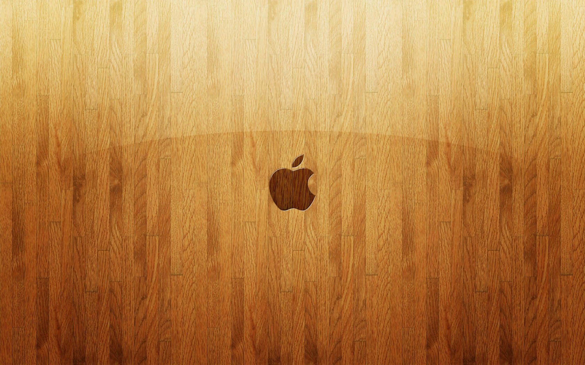 parquet madera ojo de buey apple emblemas logotipos