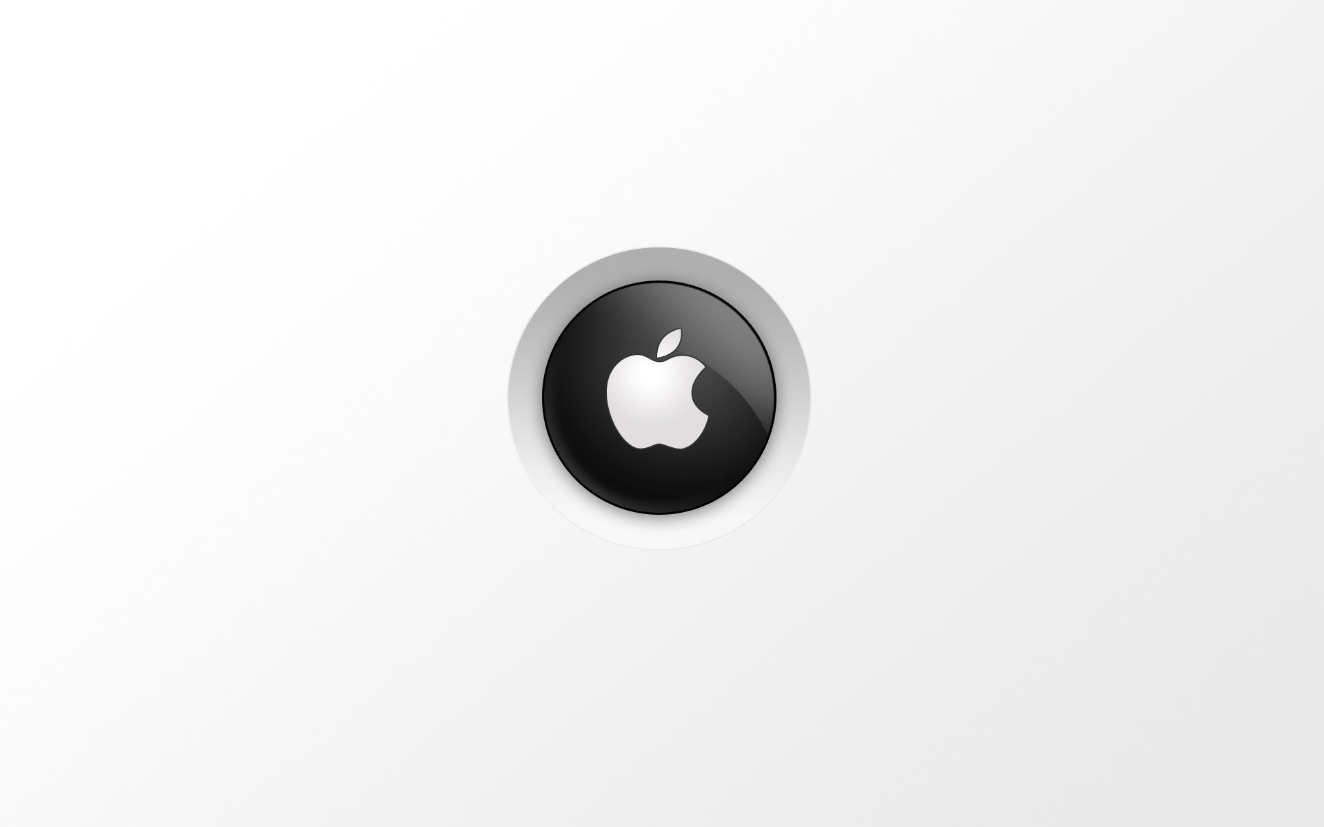 button apple leaflet apple emblems logos black and white