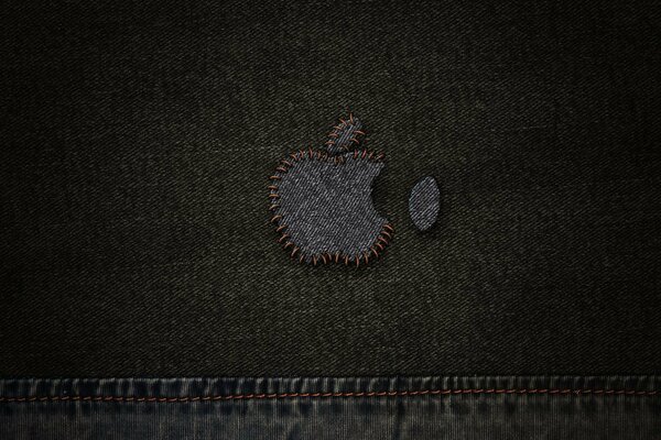 L esthétique denim d apple-la technologie a capturé le tissu