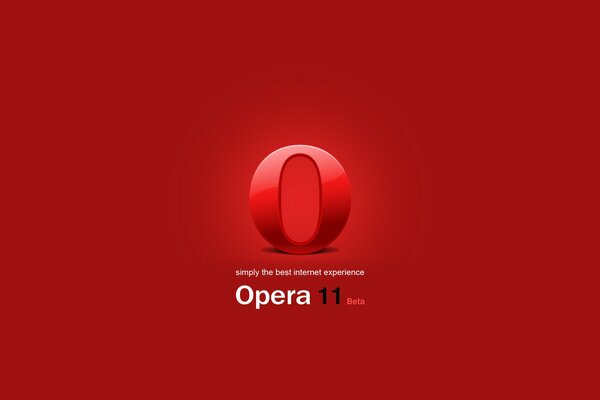 Das Logo des Opera 11 Beta-Browsers