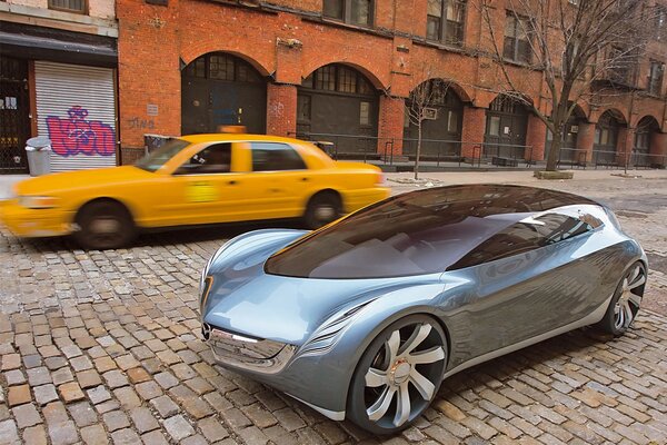 Mazda nagare in New York in blue