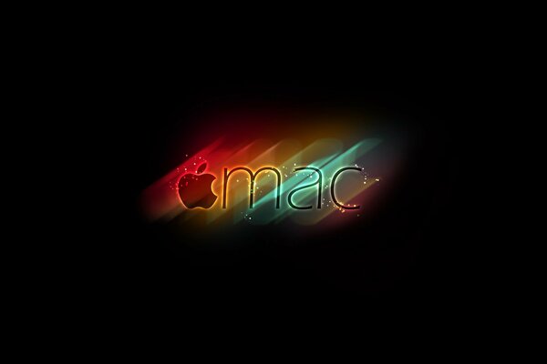 Logos et emblèmes colorés élégants pour mac et apple