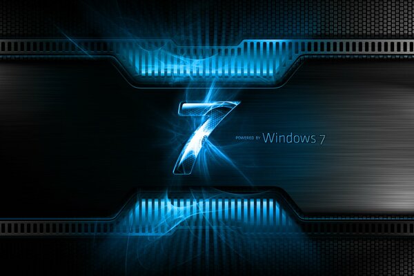 Écran de démarrage de Windows 7 en traitement