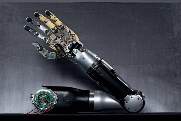 Handprothese. Roboterarm