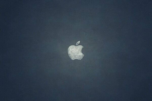 Logotipo de apple Apple sobre fondo negro