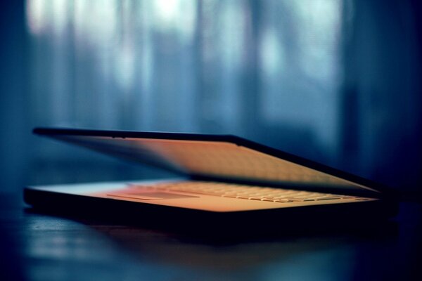 Professional photo of a stylish laptop