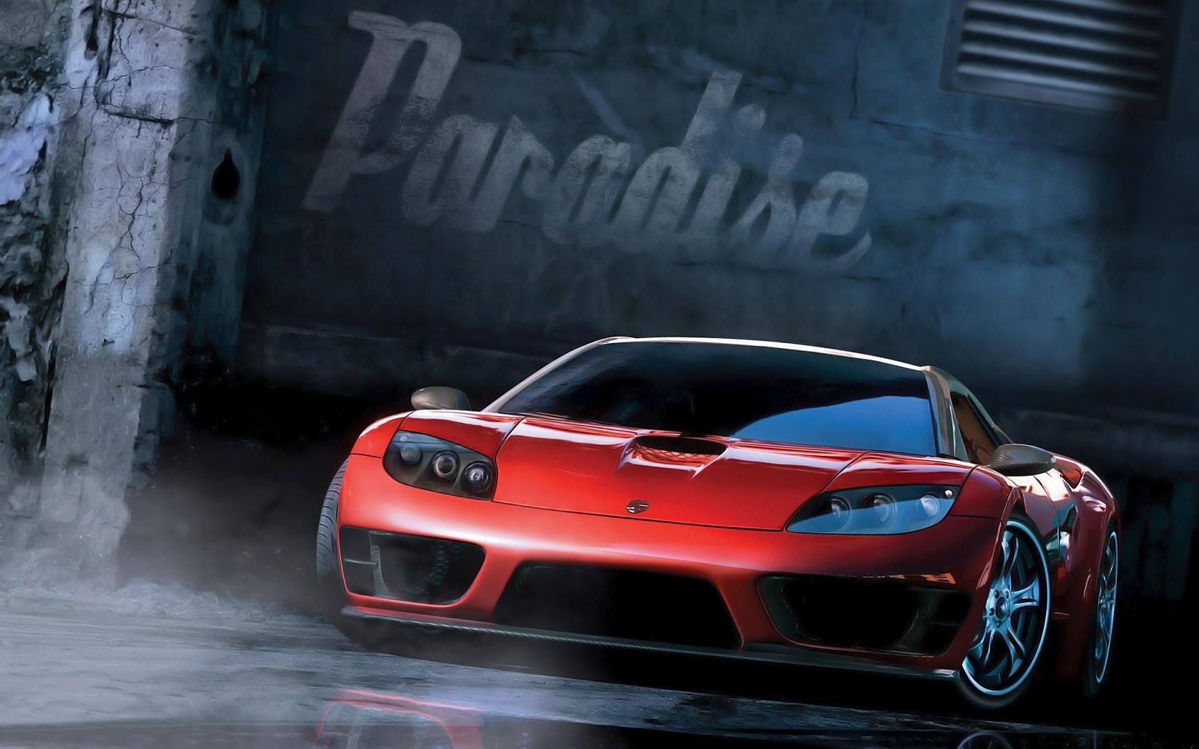 burnout paradise mokry asfalt para