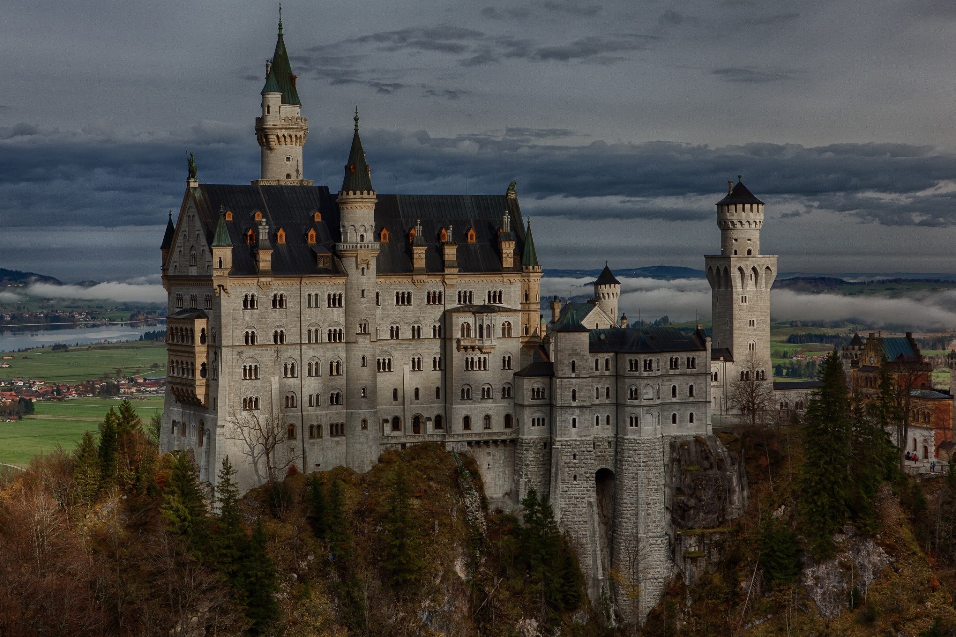 verrouillage bavière allemagne réparation château de neuschwanstein roches