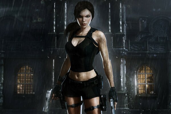 Bild eines Mädchens aus dem Spiel tomb raider