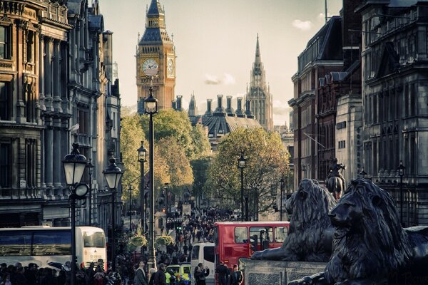 Londres Sombrío. Grunge. Calle De Londres