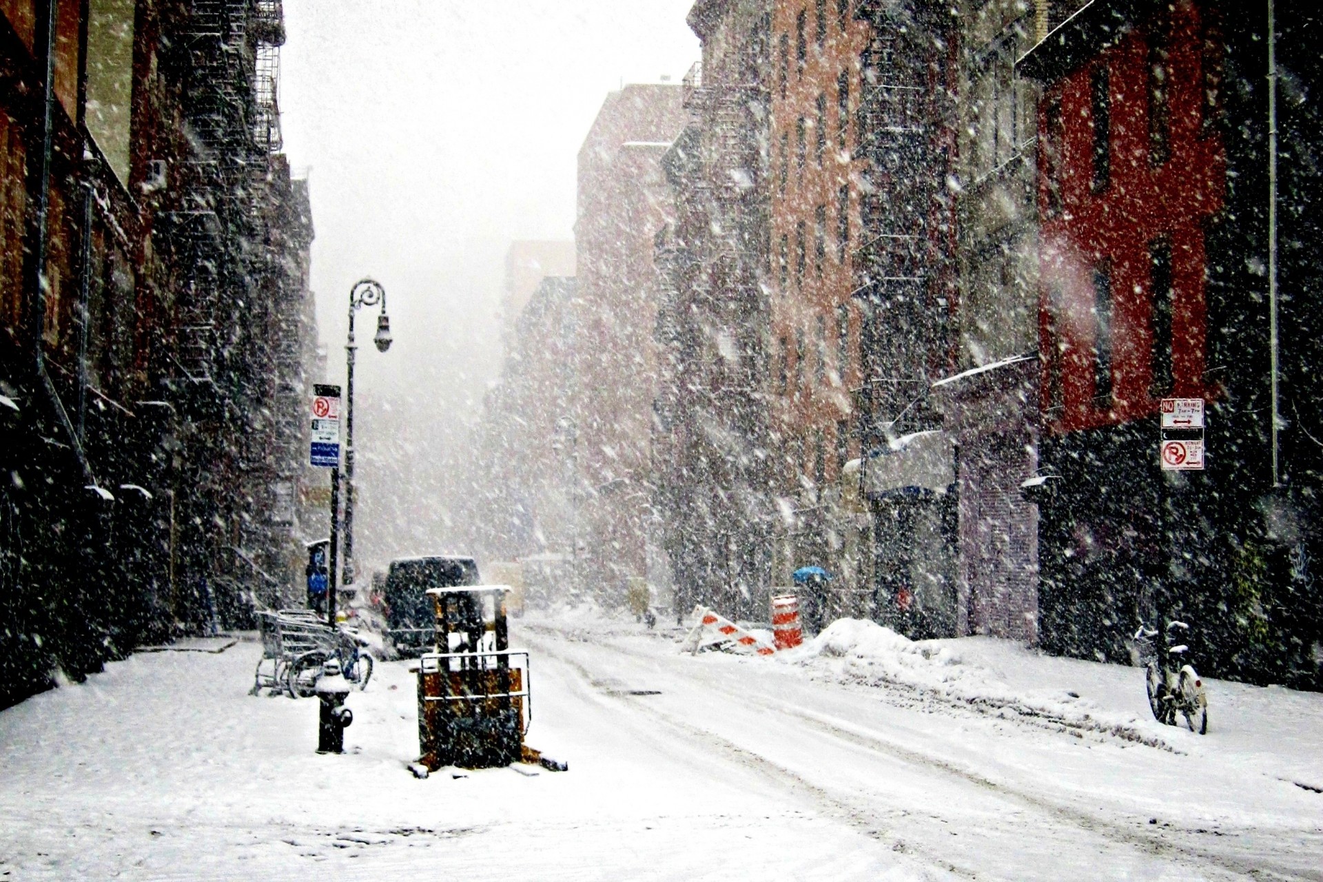 nueva york nieve invierno